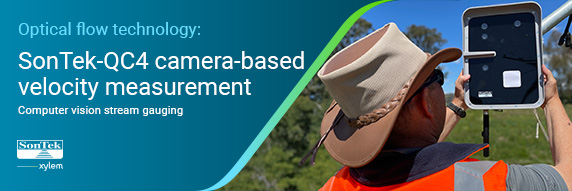 camera based water velocity measurement